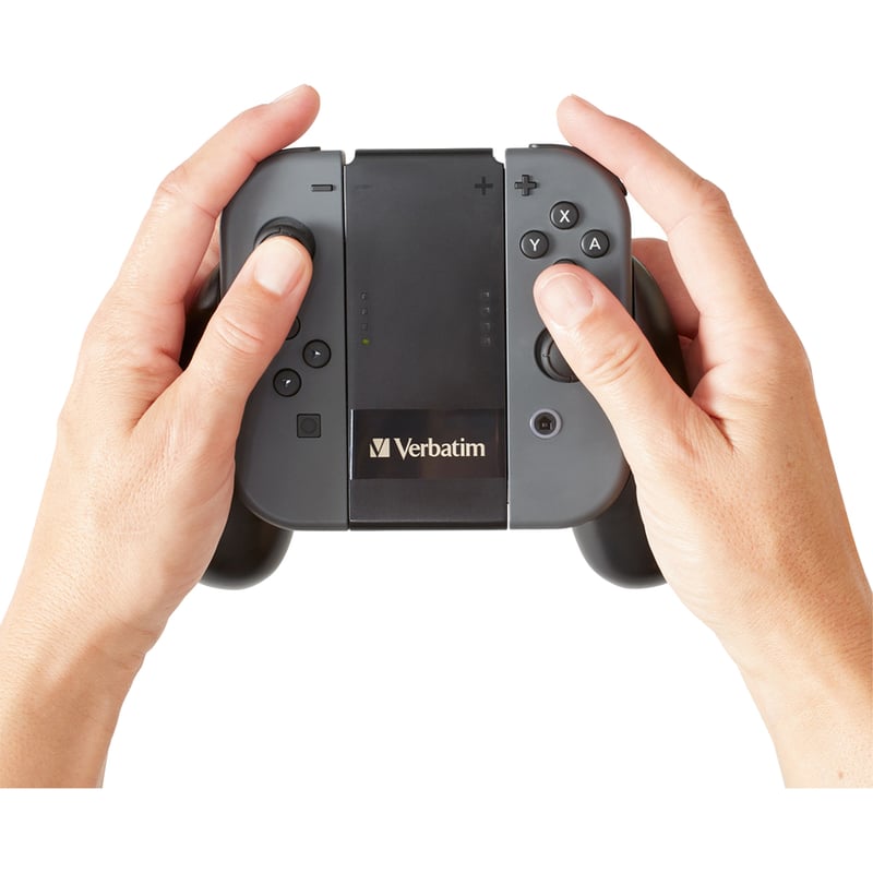 Verbatim Charging Controller Grip For Use with Nintendo Switch Joy-Con Controllers - Thumbnail 3