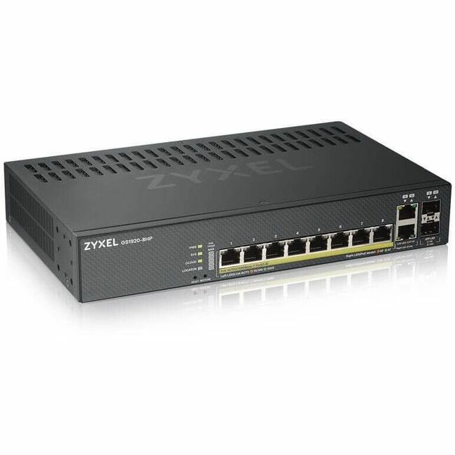 ZYXEL 8-port GbE Smart Managed PoE Switch - Thumbnail 1