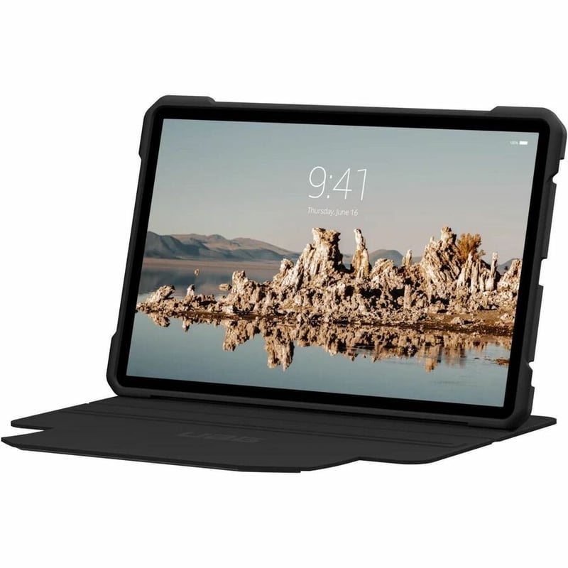Urban Armor Gear Metropolis SE Rugged Carrying Case (Folio) for 11" Samsung Galaxy Tab S9 Tablet, Stylus - Black - Thumbnail 5