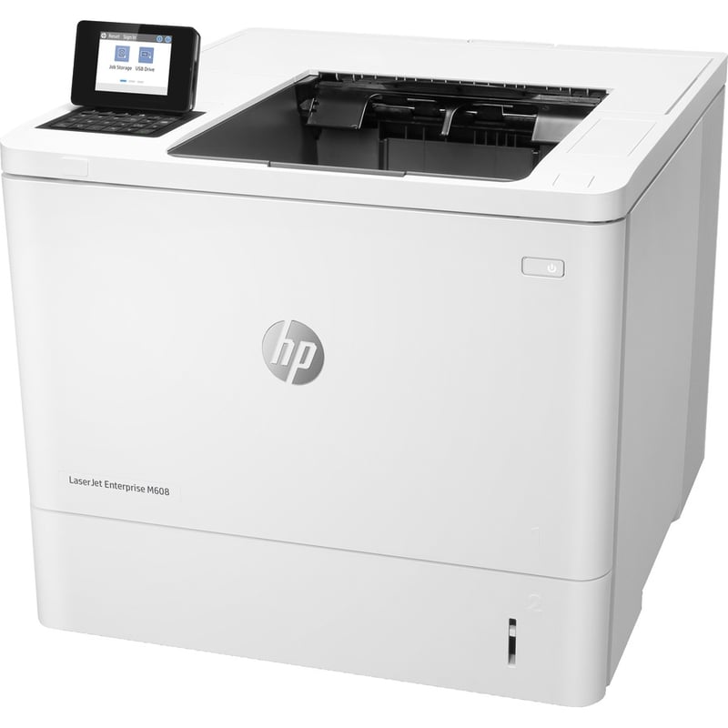 HP LaserJet M608 M608n Desktop Laser Printer - Monochrome - Thumbnail 3