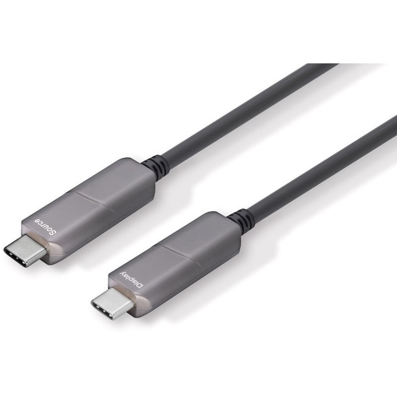 4XEM 45M Fiber USB Type-C Cable 4K@60HZ 21.6 Gbps - Thumbnail 1