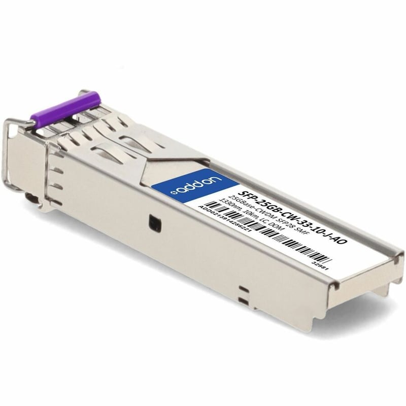 AddOn Juniper Networks® Compatible TAA 25GBase-CWDM SFP28 Transceiver (SMF, 1330nm, 10km, LC, DOM) - Thumbnail 3