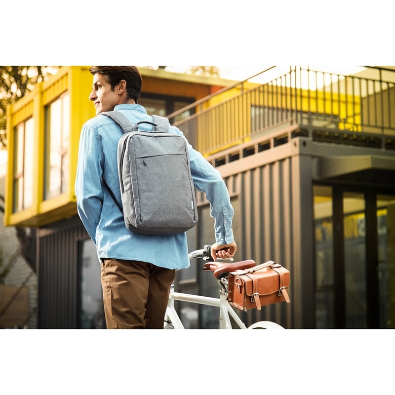 Lenovo B210 Carrying Case (Backpack) for 15.6" Notebook - Gray - Thumbnail 4