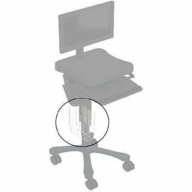 ENCORE WIRE BASKET ACCESSORY COLUMN MOUNT (FOR USE WITH DRAWER) - Thumbnail 2
