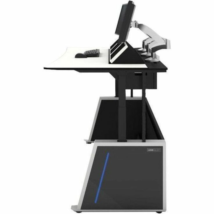 Lund Halsey x-Type Broadcast Air Console - 63in Width - TAA Compliant - Thumbnail 4