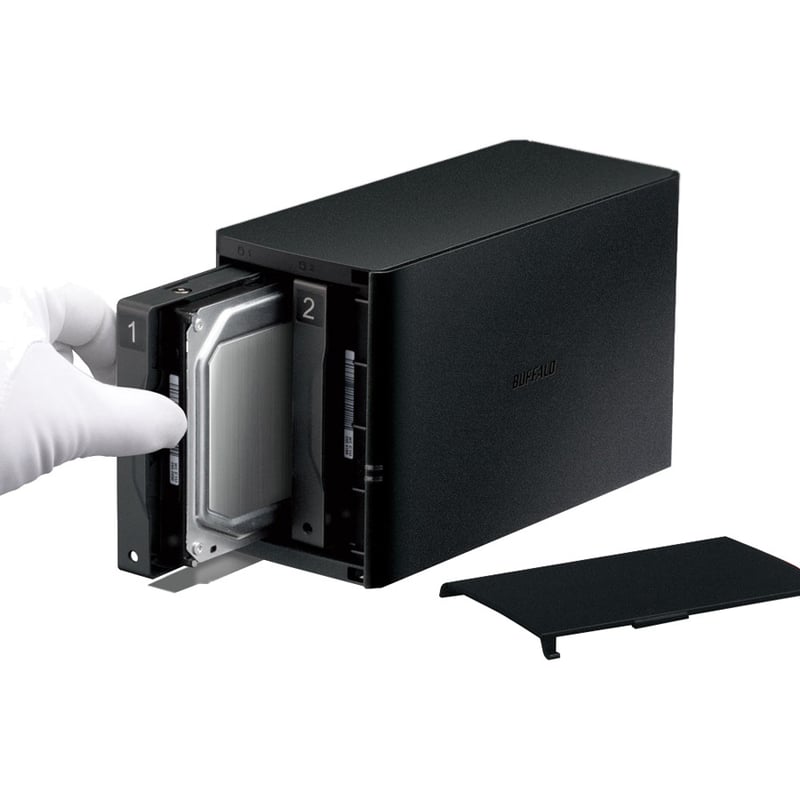BUFFALO LinkStation SoHo 220 Home-Office NAS Storage 4TB Personal Cloud Hard Drives Included - Thumbnail 2
