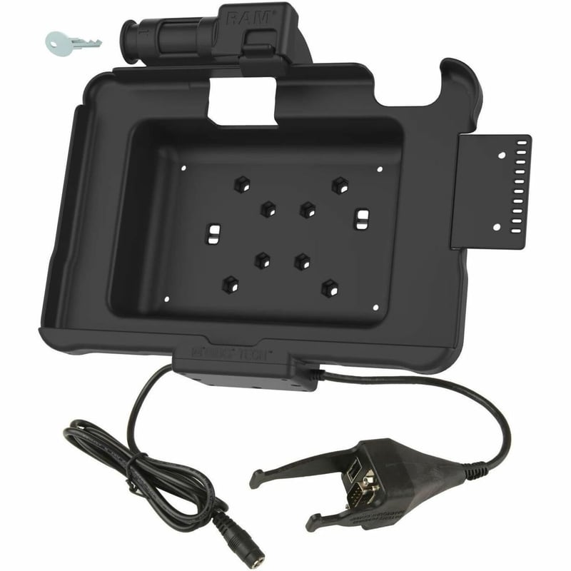RAM Mounts GDS Key Locking Power + Data & DB9 Dock for Zebra ET5x 10.1" Series - Thumbnail 1