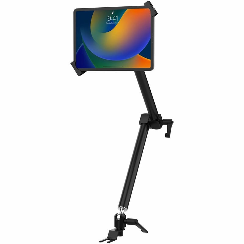 CTA Digital Aluminum Security Vehicle Mount for 7-14 Inch Tablets, Including iPad 10.2-inch (7th/ 8th/ 9th Generation) - Thumbnail 1