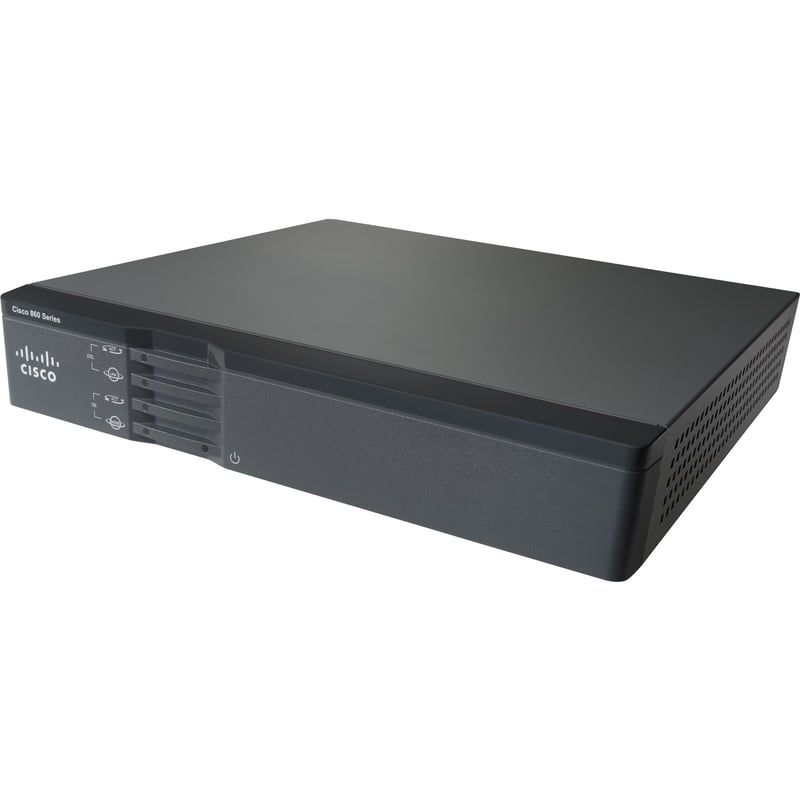 Cisco C866VAE-W-E-K9 Wi-Fi 4 IEEE 802.11n Ethernet, ADSL2+ Modem/Wireless Router - Refurbished - Thumbnail 1