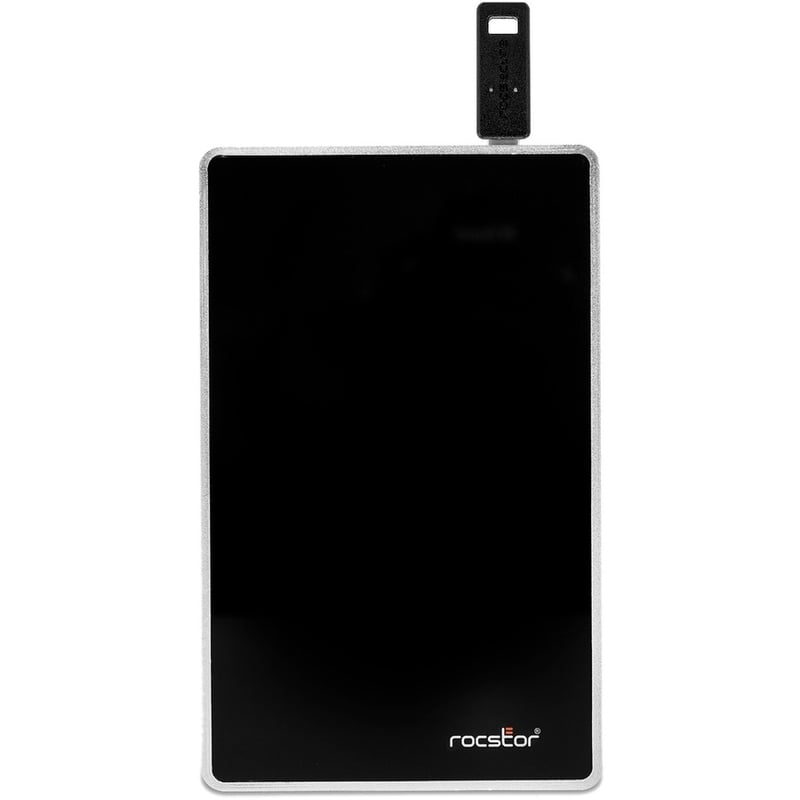 Rocstor Rocsecure EX32 1 TB Portable Rugged Hard Drive - 2.5" External - SATA (SATA/600) - Silver - TAA Compliant - Thumbnail 2