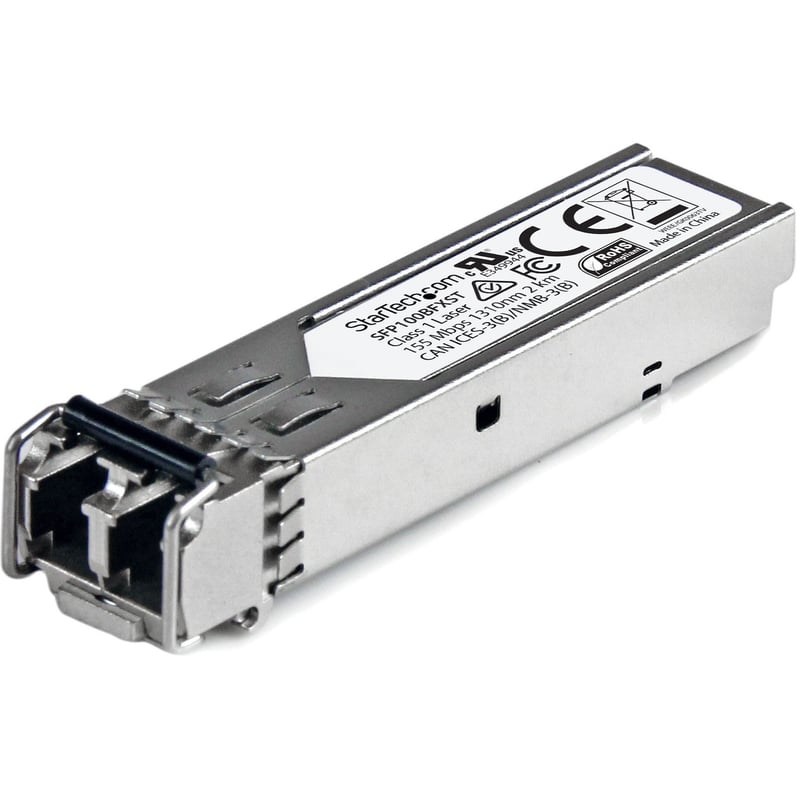 StarTech.com MSA Uncoded SFP Module - 100BASE-FX - 100Mb Ethernet SFP 100MbE Multi Mode Fiber (MMF) Optic Transceiver Module - 2km DDM - Thumbnail 1
