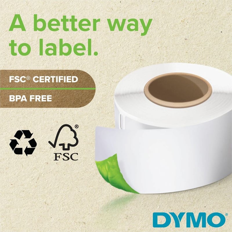 Dymo LW Multi-Purpose Labels 1/2" x 1" - Thumbnail 2