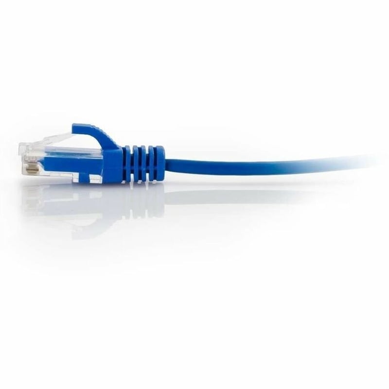 C2G 7ft Cat6 Cable - Snagless Unshielded (UTP) Slim Ethernet Cable - Network Patch Cable - PoE - Blue - Thumbnail 3
