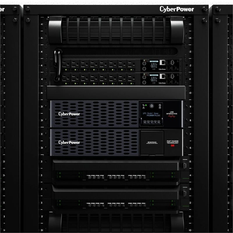 CyberPower Smart App Sinewave PR2000RTXL2UC 2000VA Rack/Tower UPS - Thumbnail 3