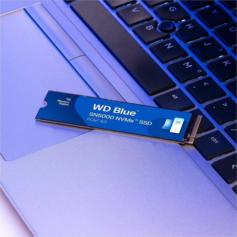 WD Blue SN5000 WDS100T4B0E 1 TB Solid State Drive - M.2 2280 Internal - PCI Express NVMe (PCI Express NVMe 4.0 x4) - Thumbnail 5