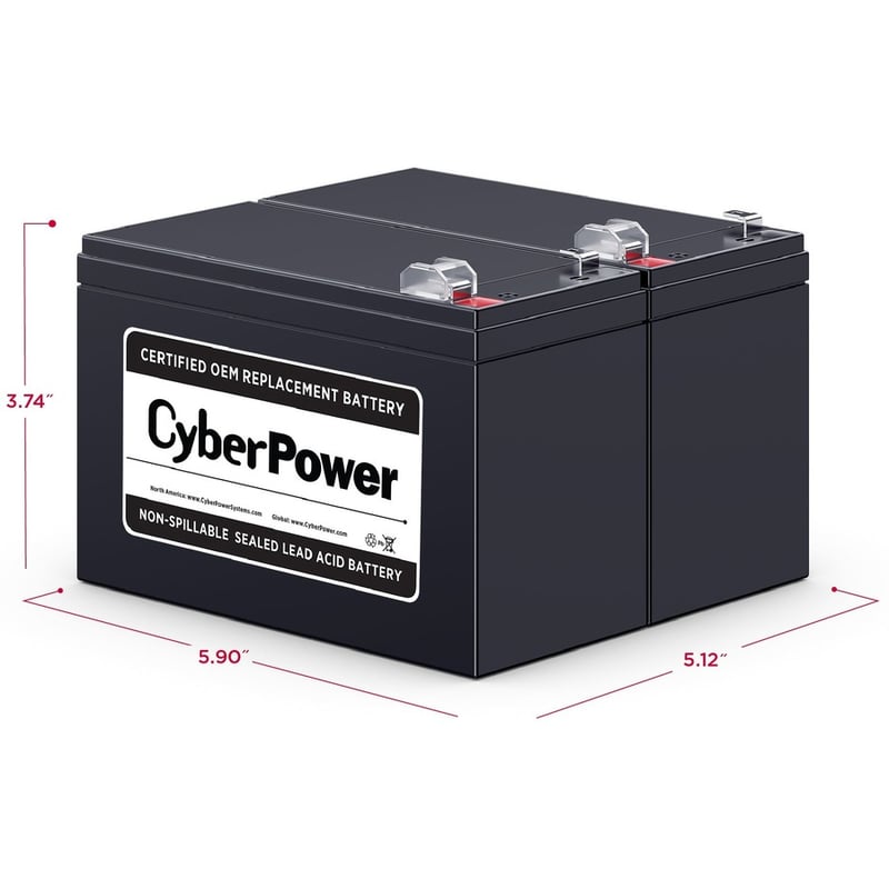 CyberPower RB1290X2 Replacement Battery Cartridge - Thumbnail 5