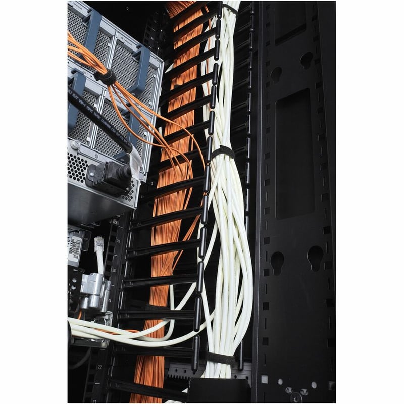 APC by Schneider Electric Vertical Cable Manager for NetShelter SX 750mm Wide 48U (Qty 2) - Thumbnail 2