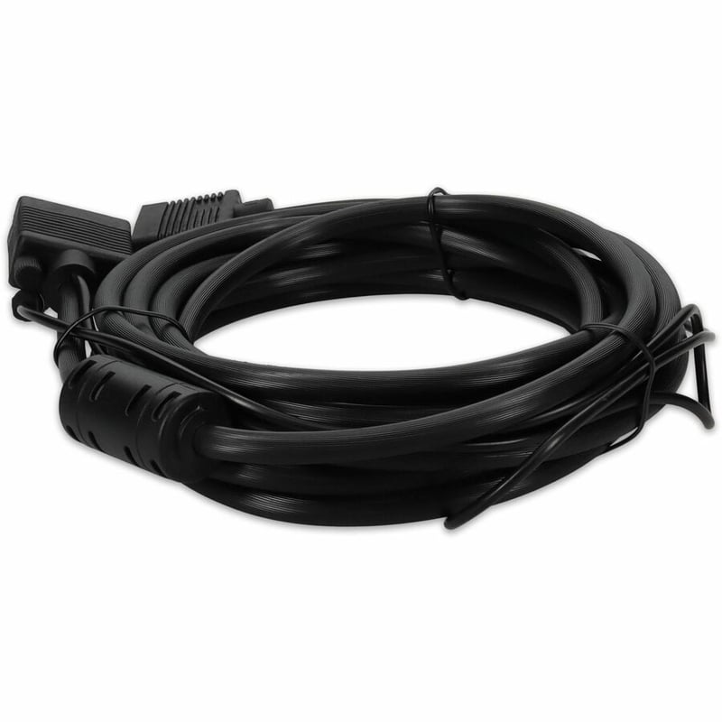 5PK 15ft VGA Male to VGA Male Black Cables Which Includes 3.5mm Audio Port For Resolution Up to 1920x1200 (WUXGA) - Thumbnail 3