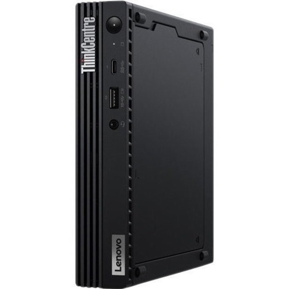 Lenovo ThinkCentre M70q Gen 3 11T3000XUS Desktop Computer - Intel Core i5 12th Gen i5-12400T - 8 GB - 128 GB SSD - Tiny - Black - Thumbnail 2