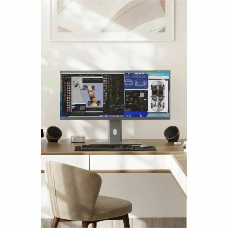 ALOGIC EDGE 40 ULTRAWIDE LCD MONITOR WITH 90W PD SILVER - Thumbnail 3