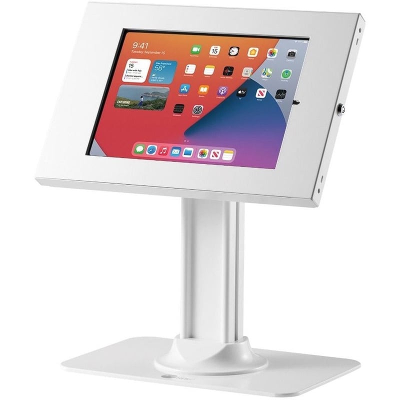 SIIG Lockable Countertop Kiosk Stand for iPad - Thumbnail 1