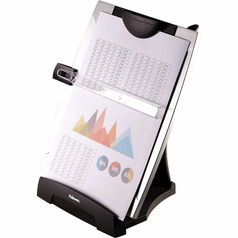 Office Suites Desktop Copyholder with Memo Board - Thumbnail 1