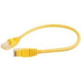 Quiktron Q-Series Patch Cords, CAT6, booted, Yellow, 5 FT - Thumbnail 1