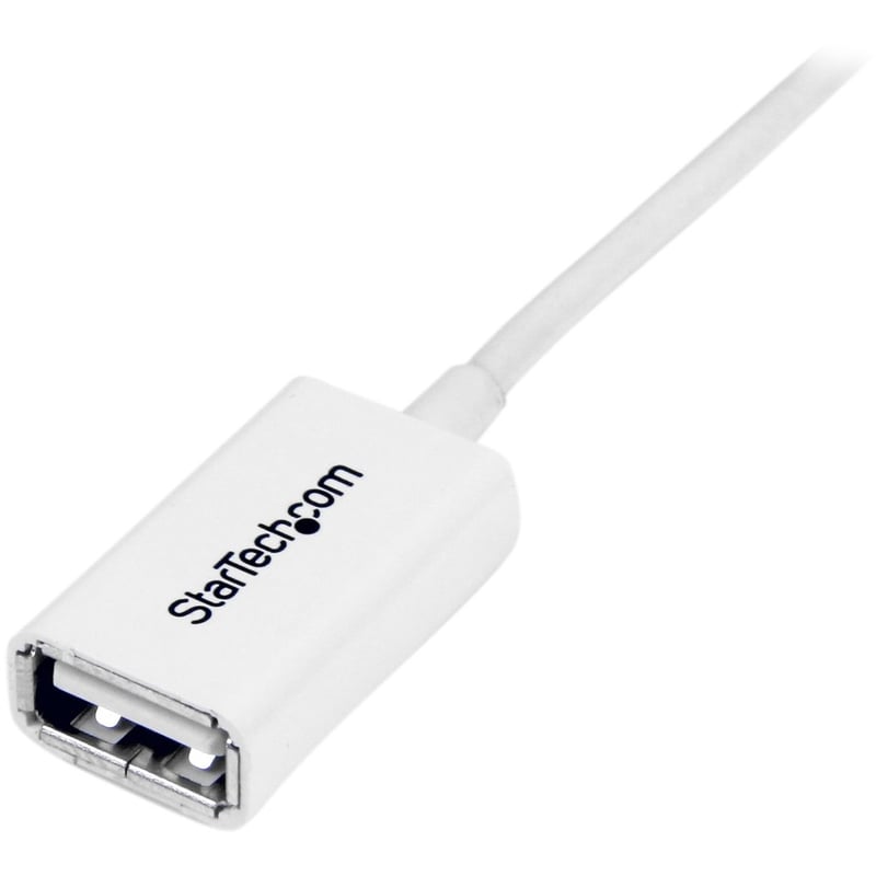StarTech.com 1m White USB 2.0 Extension Cable A to A - M/F - Thumbnail 3