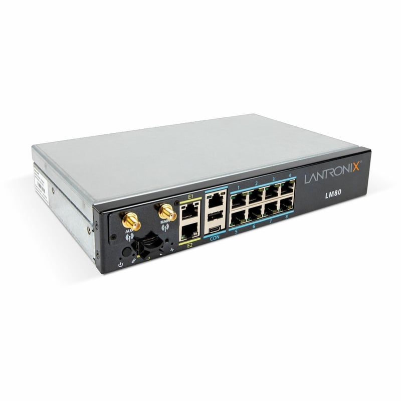 LM80 LOCAL MANAGER 6 SERIAL PORTS 3 ETHERNET PORTS INCLUDES L - Thumbnail 1