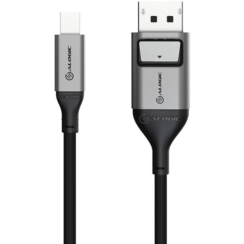 ALOGIC Ultra Mini DisplayPort to DisplayPort Cable - Male to Male - 01m -Up to 8K@60Hz - Space Grey - Thumbnail 4