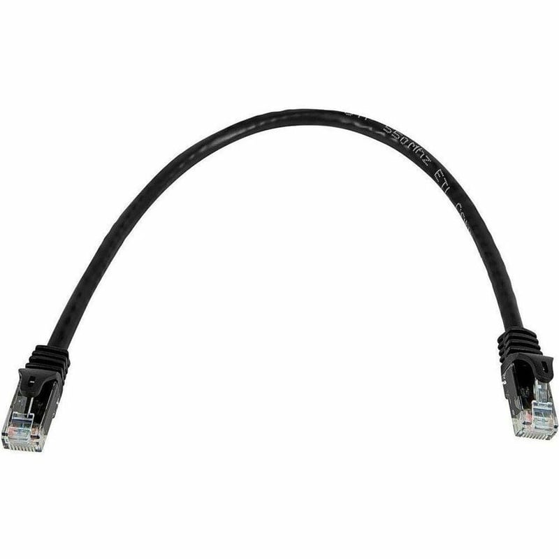 MONOPRICE CAT6 6IN BLACK 12-PK PATCH CABLE_ UTP_ 24AWG_ 550MHZ_ PURE BARE COPPER - Thumbnail 4
