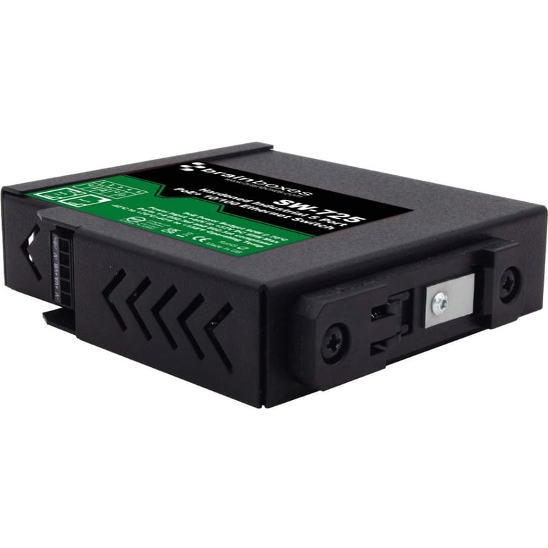 Brainboxes Hardened Industrial 5 Port PoE+ 10/100 Ethernet Switch - Thumbnail 4