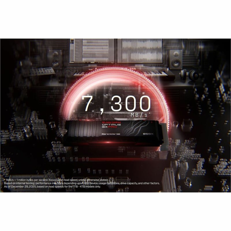 SANDISK OPTIMUS GX PRO 850X PCIE 8000GB M2 - Thumbnail 5