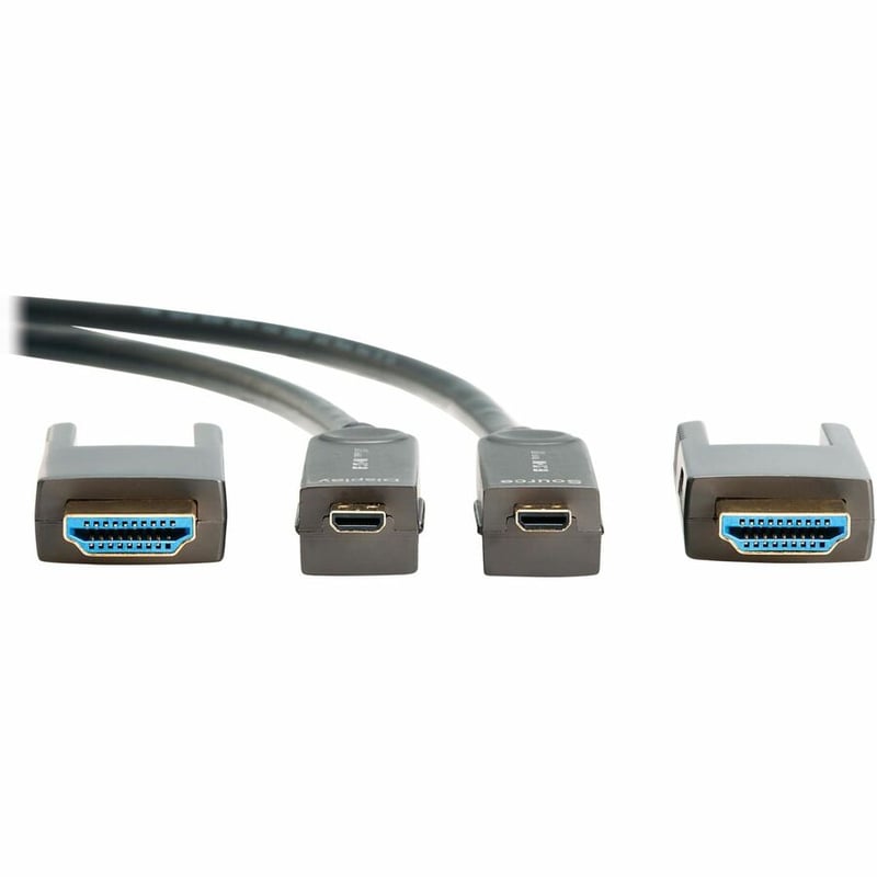 HDMI FIBER ACTIVE OPTICAL CABLE DETACH CONNECTORS M/M 8K BLACK 20M - Thumbnail 2