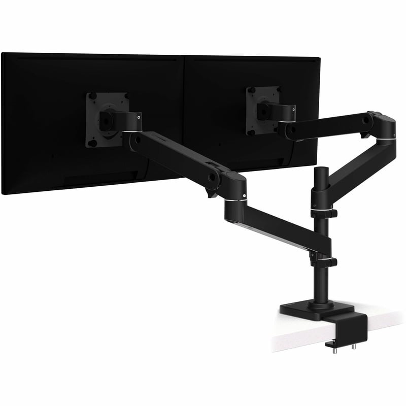 LX PRO ARM C CLAMP DUAL DISPLAY STACKING WCB - Thumbnail 1