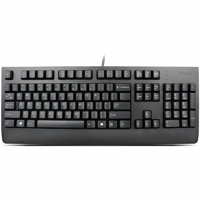 LENOVO SK-8827 PREFERRED PRO II USB WIRED BLACK DESKTOP KEYBOARD - Thumbnail 2