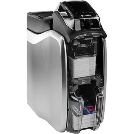 Zebra ZC300 Double Sided Desktop Dye Sublimation/Thermal Transfer Printer - Color - Card Print - Ethernet - USB - USB Host - US