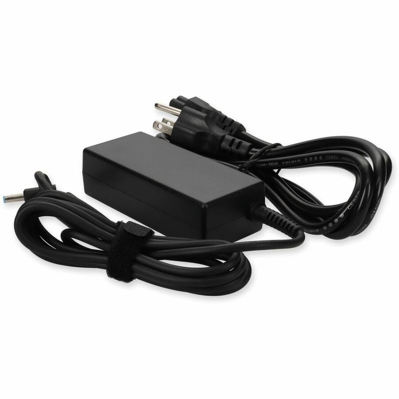 HP H6Y88AA Compatible 45W 19.5V at 2.31A Black 4.5 mm x 3.0 mm Laptop Power Adapter and Cable - Thumbnail 3
