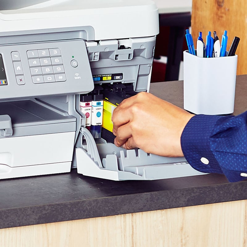 Brother MFC-J6545DW INKvestment Tank Color Inkjet All-in-One Printer with Wireless, Duplex Printing, 11" x 17" Scan Glass and Up to 1-Year of Ink In-box - Thumbnail 2