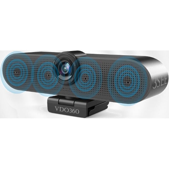 VDO360 3SEE VDOS4MS Webcam - 8 Megapixel - USB 3.0 - Thumbnail 2