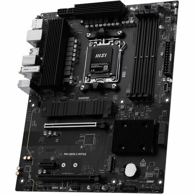 PRO B850-S WIFI6E MOTHERBOARD AMD ATX AM5 DDR5 256GB - Thumbnail 1