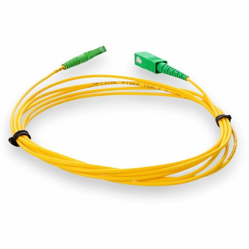 AddOn 2m ALC to ASC Yellow OS2 Simplex OFNR (Riser-Rated) SMF Fiber Patch Cable - Thumbnail 4