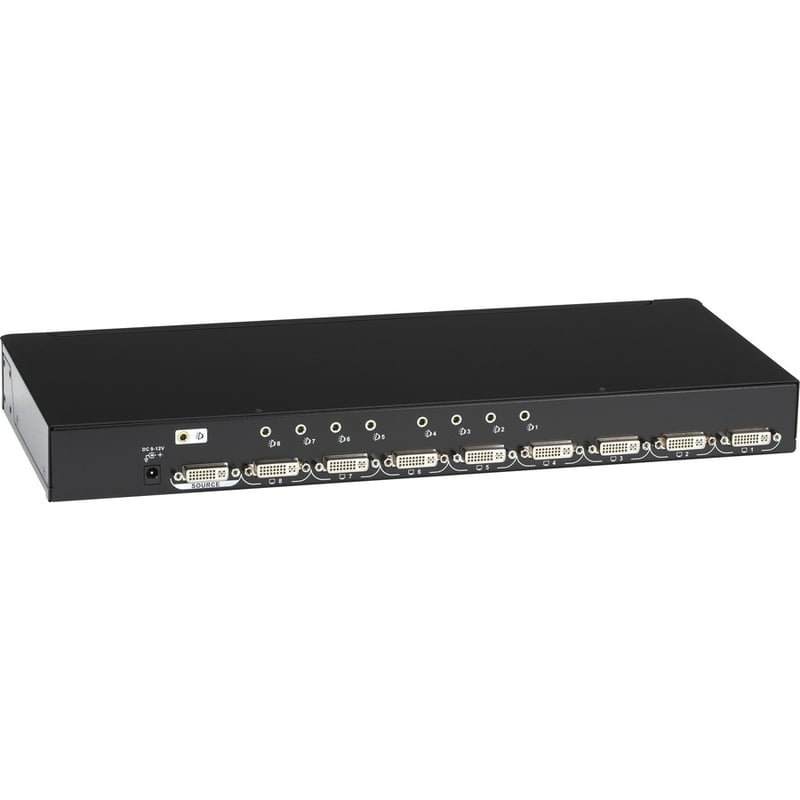 Black Box DVI-D Splitter with Audio and HDCP, 1 x 8 - Thumbnail 2