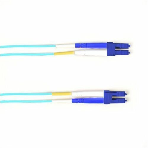 Black Box Colored Fiber OS2 9/125 Singlemode Fiber Optic Patch Cable - OFNR PVC