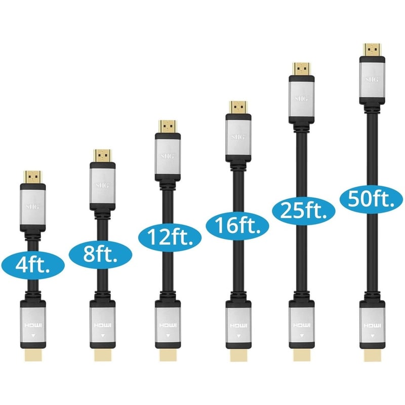SIIG Ultra High Speed HDMI Cable - 8ft - Thumbnail 3