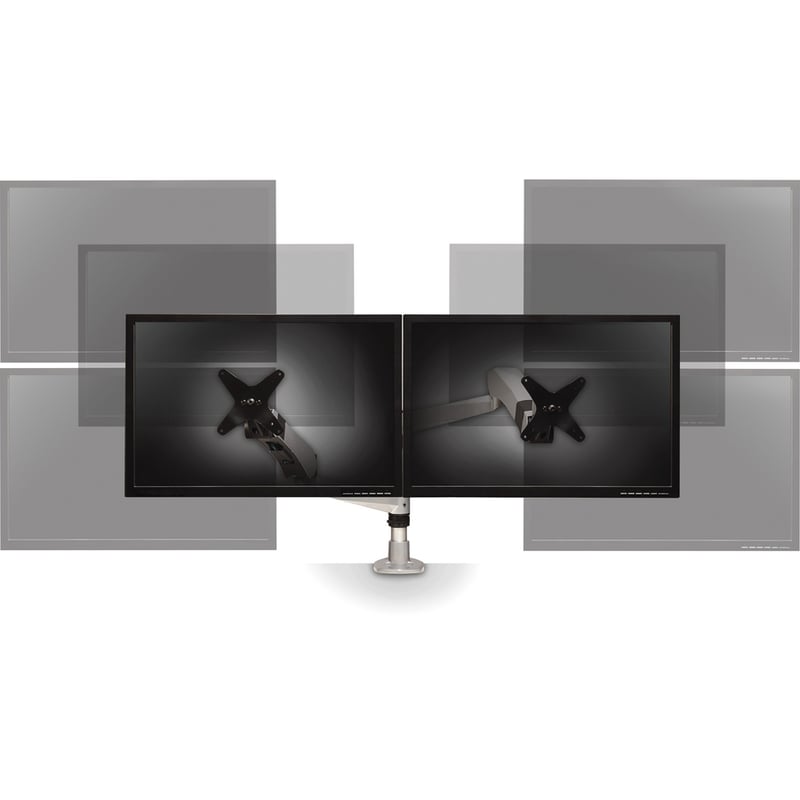 3M Mounting Arm for Flat Panel Display - Silver - Thumbnail 5