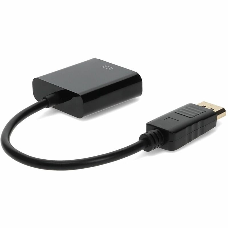 HP AS615AA Compatible DisplayPort 1.2 Male to VGA Female Black Adapter For Resolution Up to 1920x1200 (WUXGA) - Thumbnail 5