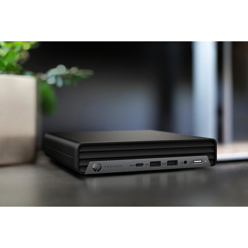 HP Business Desktop ProDesk 400 G6 Desktop Computer - Intel Core i5 10th Gen i5-10500T Hexa-core (6 Core) 2.30 GHz - 8 GB RAM DDR4 SDRAM - 256 GB SSD - Desktop Mini - Thumbnail 3