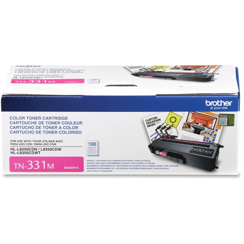 Brother Genuine TN331M Magenta Toner Cartridge