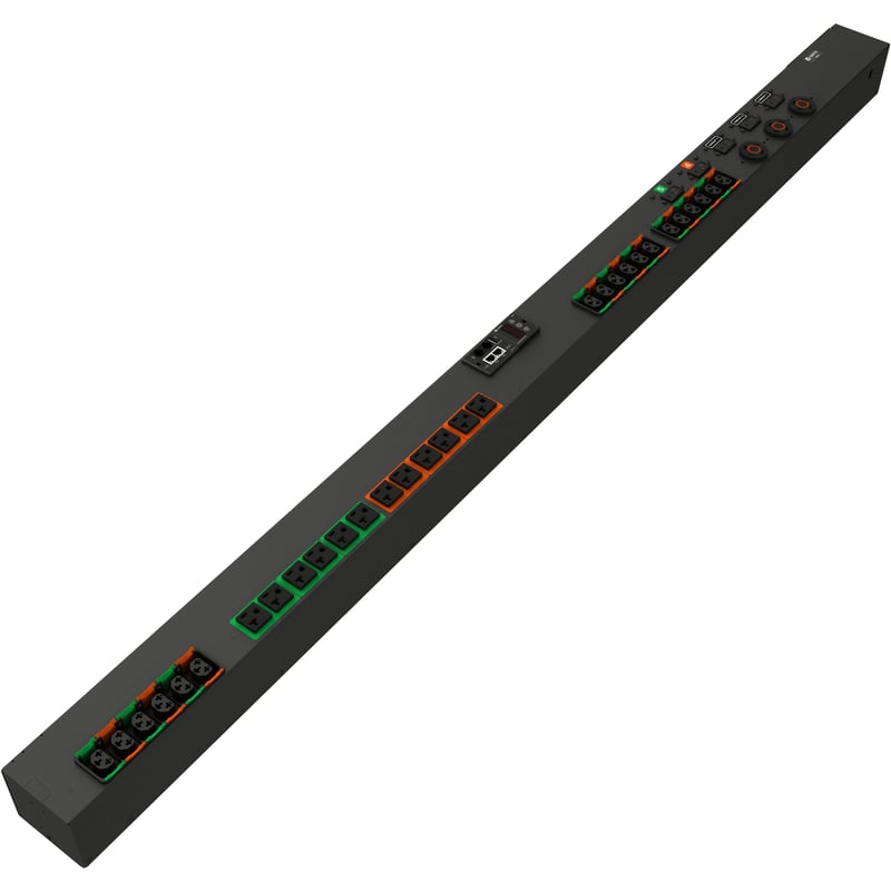 Vertiv Liebert VP4N6003 18 x C13/C19, 12 x NEMA 5-20R, 3 x NEMA L14-30R Vertical PDU - Thumbnail 1